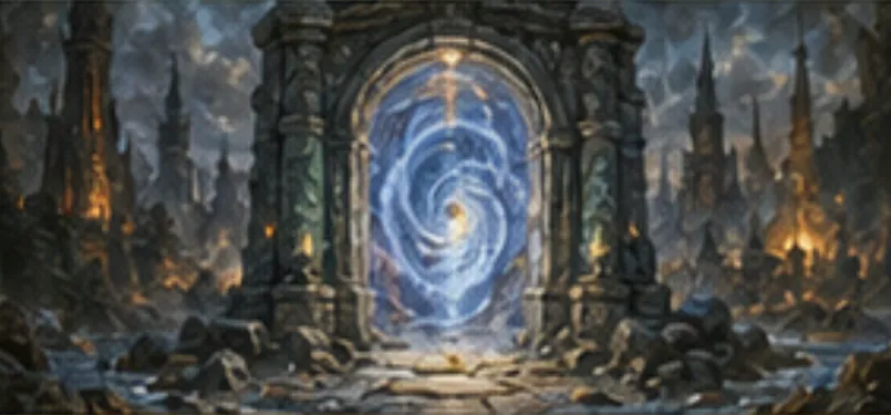 A magical gate between worlds