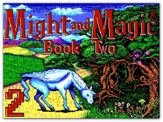 Might and Magic Book Two — pegaz na leśnej polanie