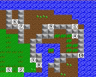 mapa obszaru B1 — Leper Canyon