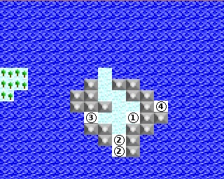 mapa obszaru D1 — Frozen Isles: East