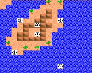 mapa obszaru D4 — Isles of Illusion: East
