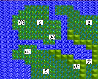 mapa obszaru E2 — Deathbog