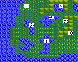 mapa obszaru E3 — Evermoors