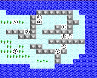 mapa obszaru F1 — Mutant Mountains