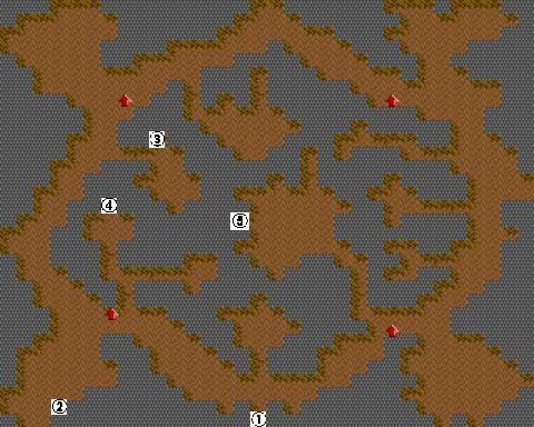 mapa obszaru Arachnoid Cavern