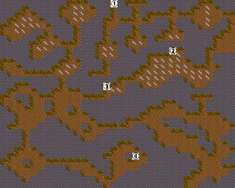 mapa obszaru Cyclops Cavern