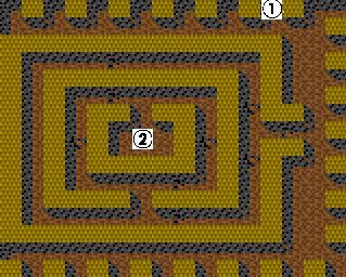 mapa obszaru Dragontooth Dungeon