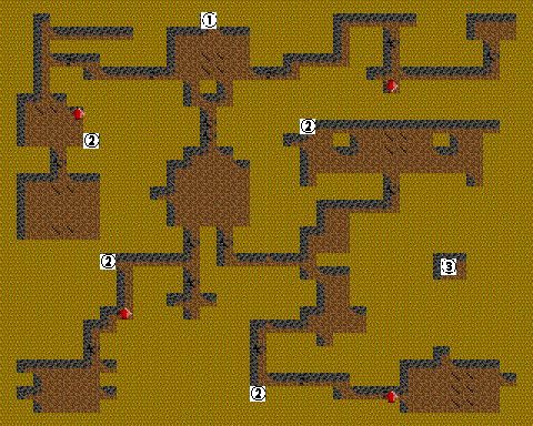 mapa obszaru Fortress of Fear