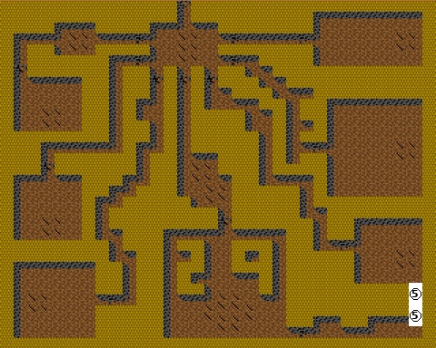 mapa obszaru Dark Warrior Keep