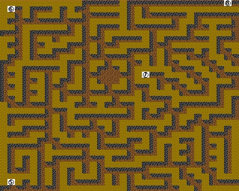 mapa obszaru Maze from Hell
