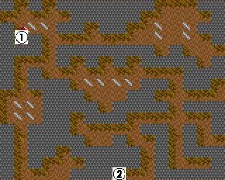 mapa obszaru Fountain Head Cavern