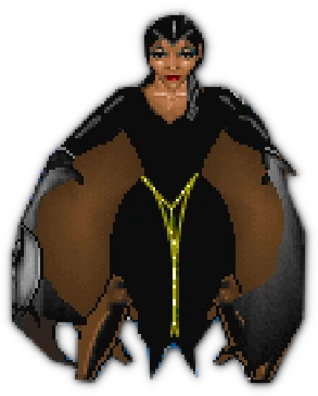 Portrait of the vampire Kalindra, the dethroned Queen of Xeen's Dark Side
