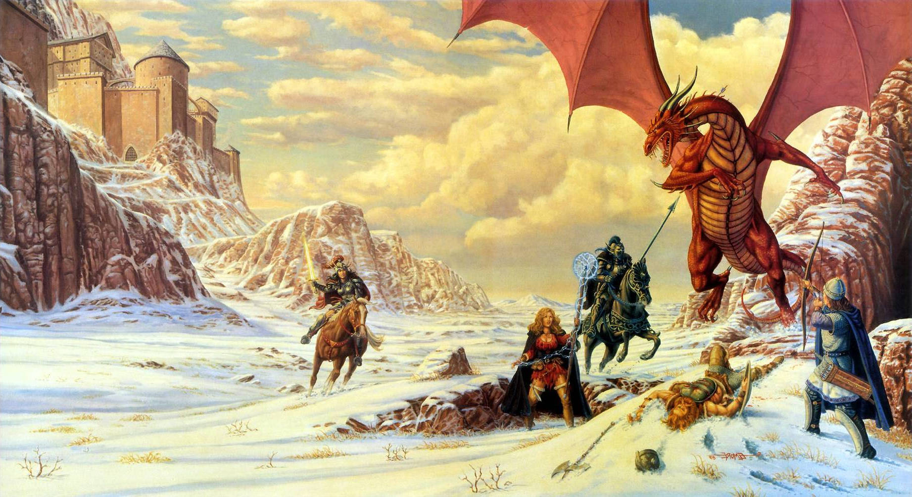 Might and Magic VI artwork by Larry Elmore